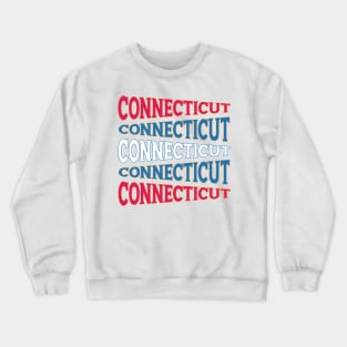 NATIONAL TEXT ART CONNECTICUT Crewneck Sweatshirt